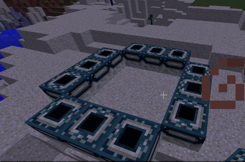 我的世界手机版末影门怎么做