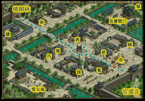 问道手游地图是什么