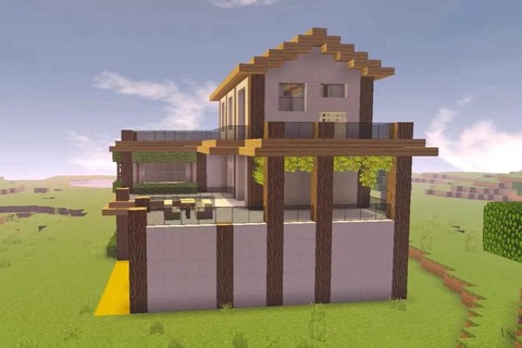 我的世界别墅怎么造